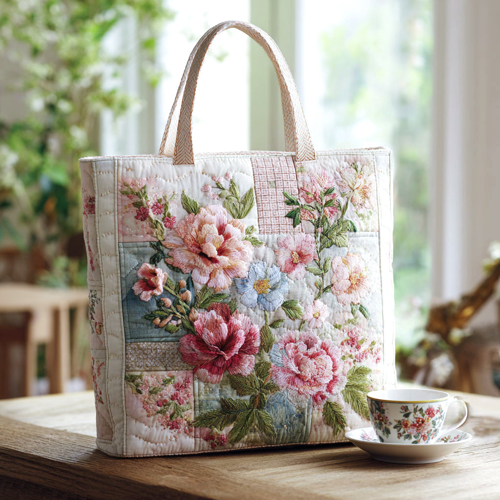Handgemachte Tasche – Blühende Blume