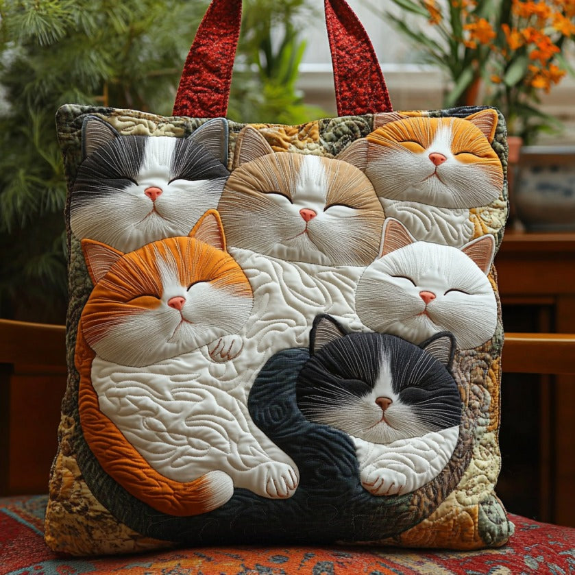 Handgemachte Tasche – Verschmuste Katzen
