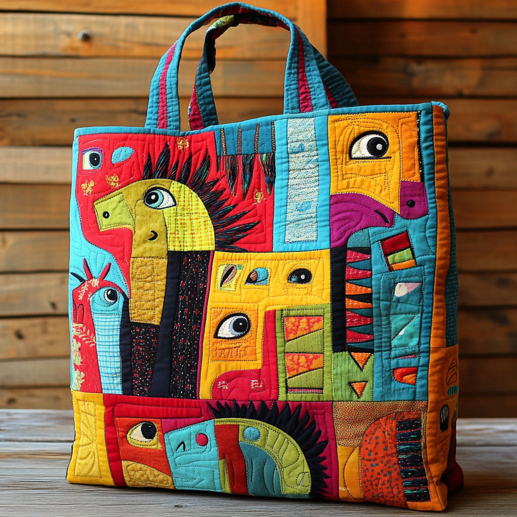Handgemachte Tasche – Verrückte Geometrie
