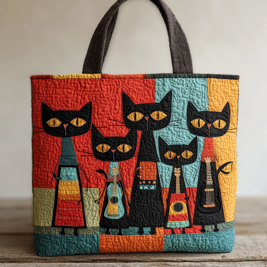 Handgemachte Tasche – Katzen in Harmonie