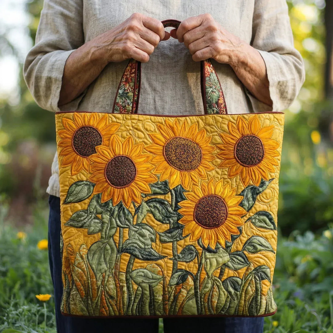 Handgemachte Tasche – Sonnenblumen