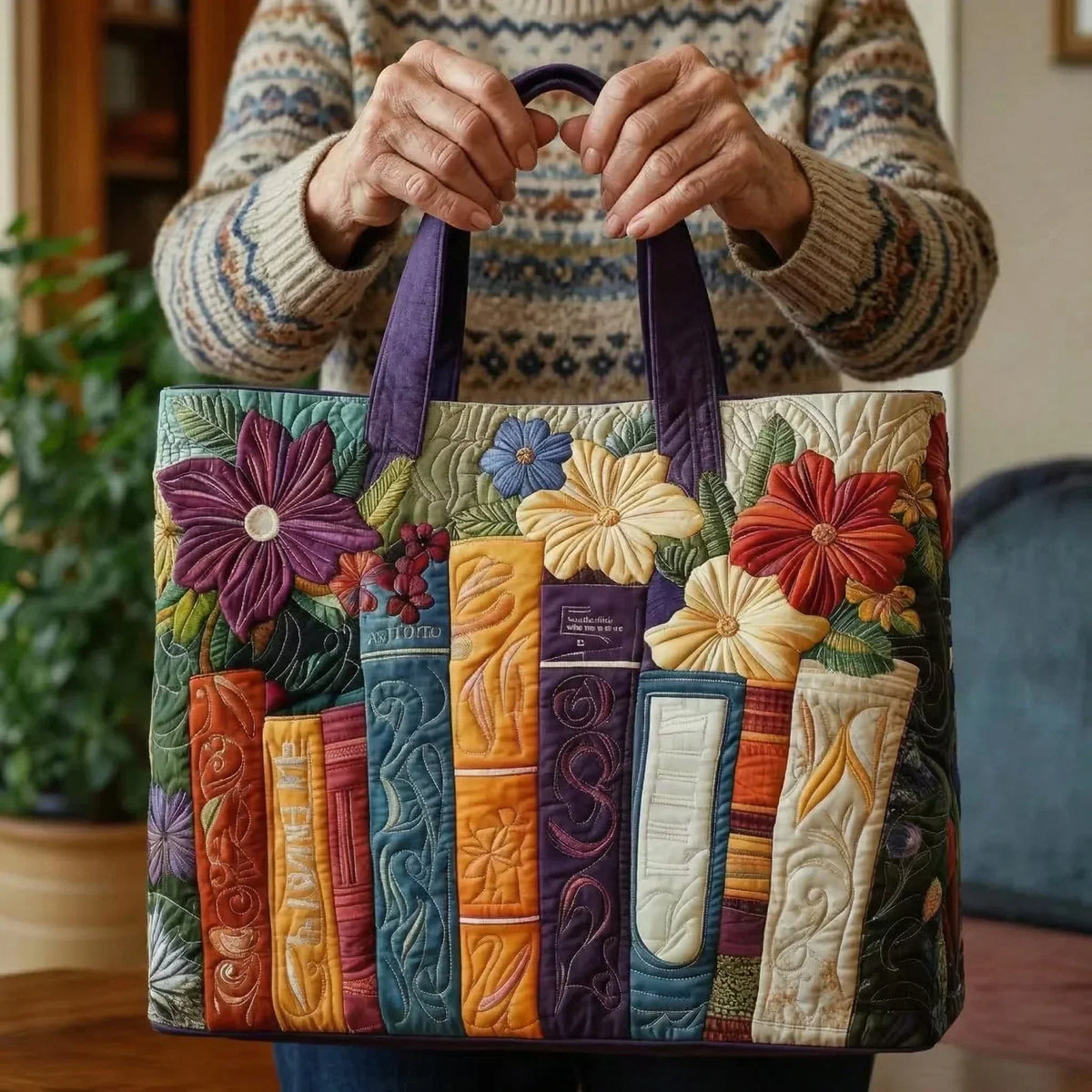 Handgemachte Tasche – Bücherliebhaber – Klassische Bände