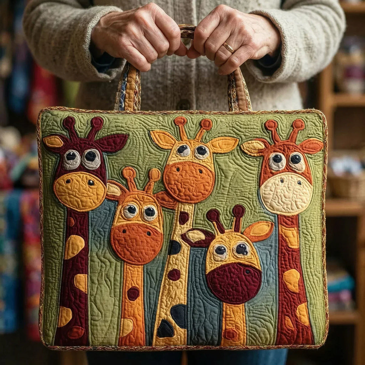 Handgemachte Tasche – Giraffe