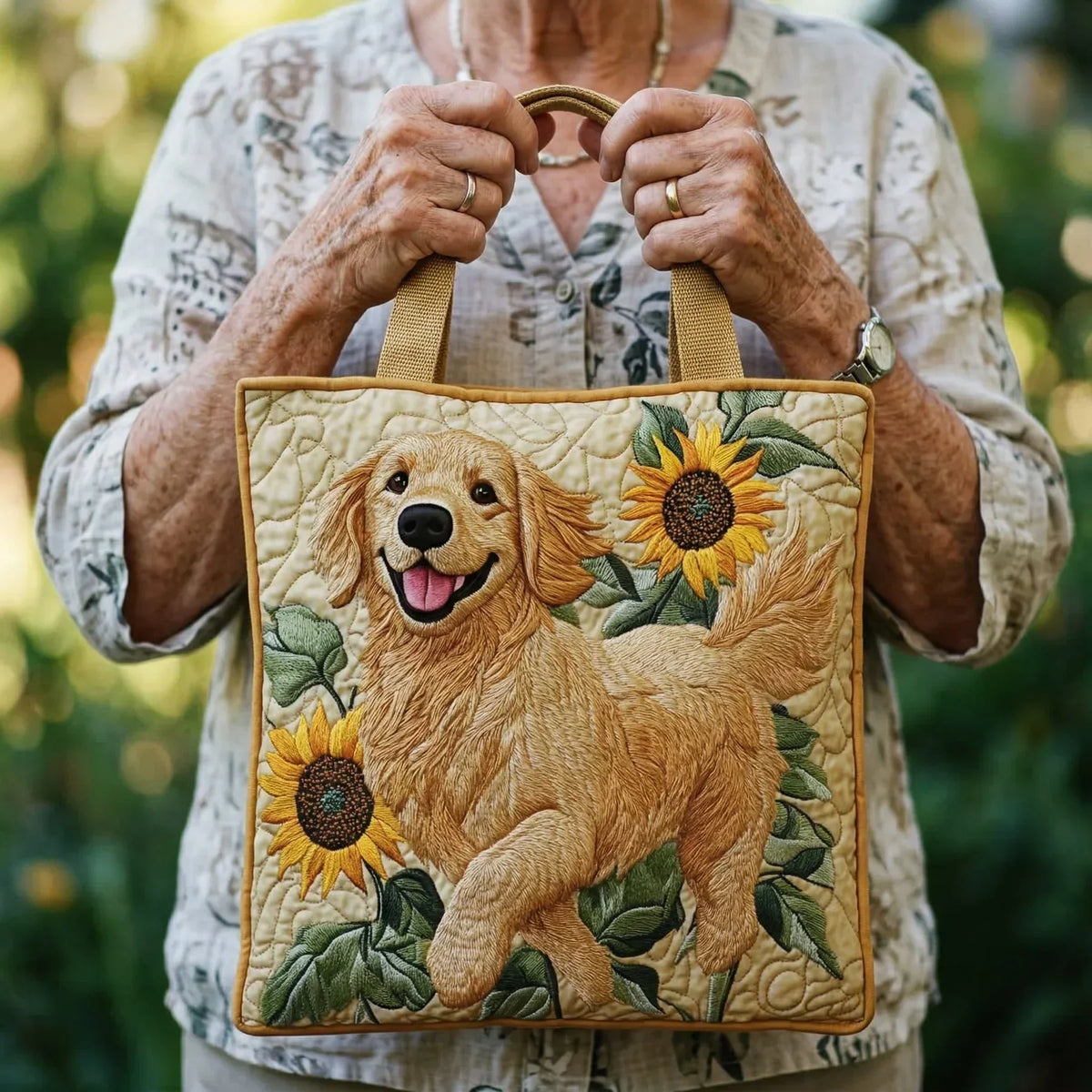 Handgemachte Tasche – Golden Retriever